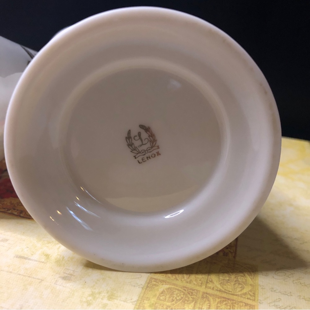 Vintage Lenox Rhodora RARE Salt Mill & Pepper Mill/Grinder Set - Picture 8 of 15